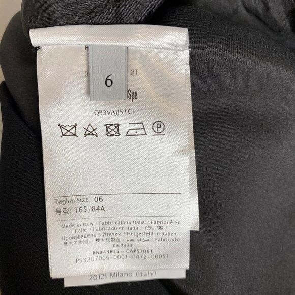 NEW Valentino Scalloped Silk Wool Shift Dress - Picture 9 of 10